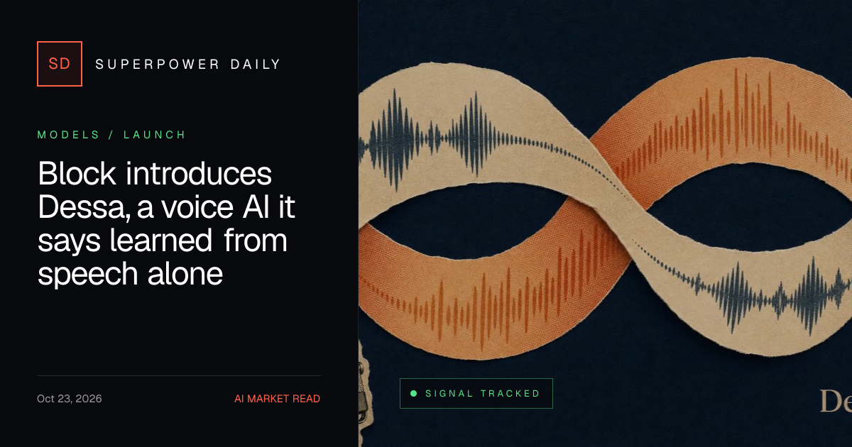 Block introduces Dessa, a voice AI it says learned from speech alone ...