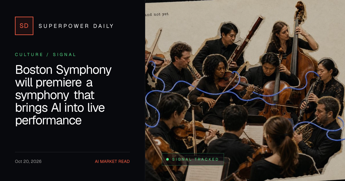Boston Symphony will premiere a symphony that brings AI into live ...