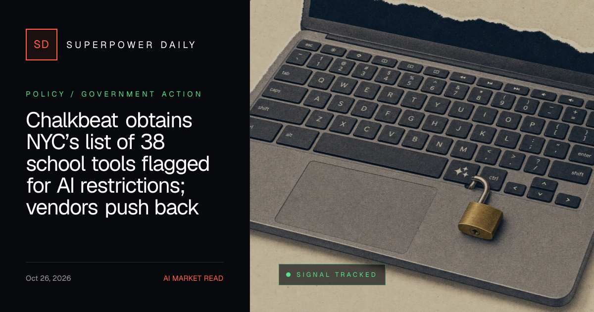 Chalkbeat obtains NYC’s list of 38 school tools flagged for AI ...