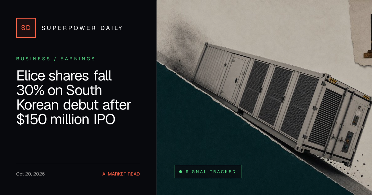 Elice shares fall 30% on South Korean debut after $150 million IPO ...