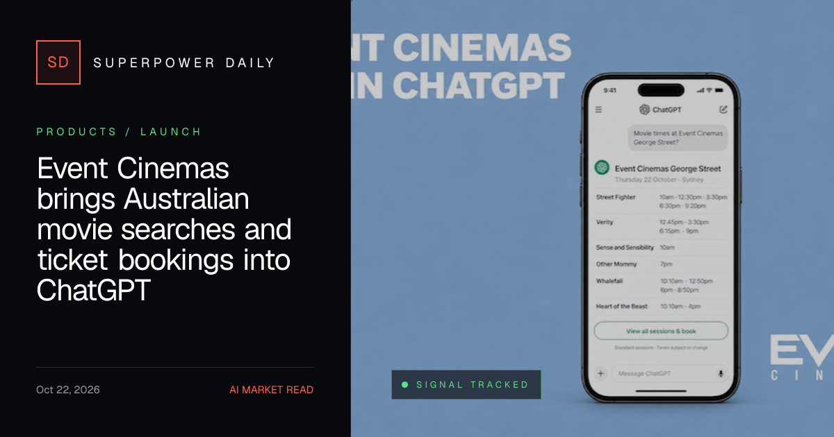 Event Cinemas brings Australian movie searches and ticket bookings into ...
