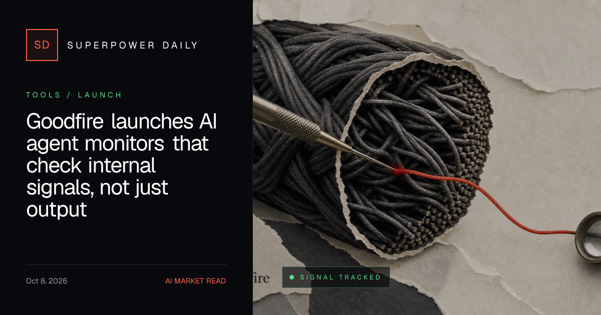 Goodfire AI Agent Monitoring Takes an Inside-Out Bet