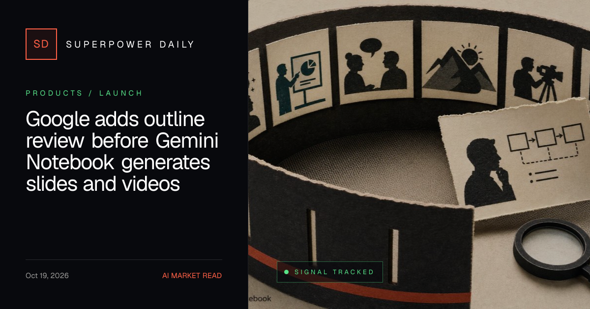 Google adds outline review before Gemini Notebook generates slides and ...