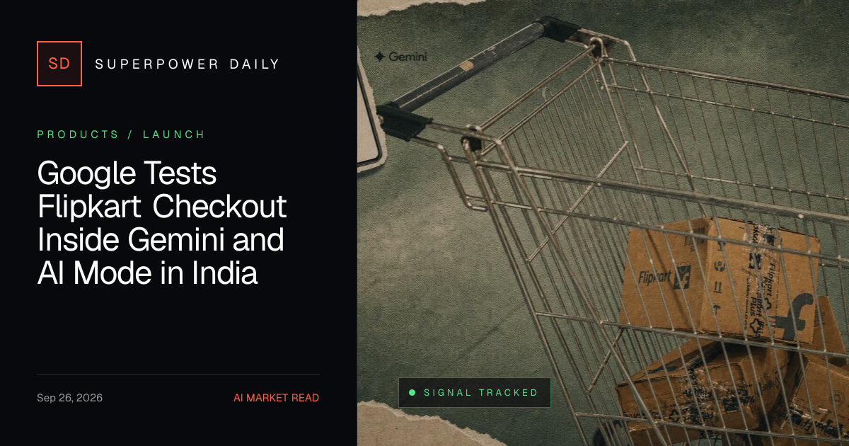 Google Gemini Flipkart Shopping Test Signals Agent Commerce in India