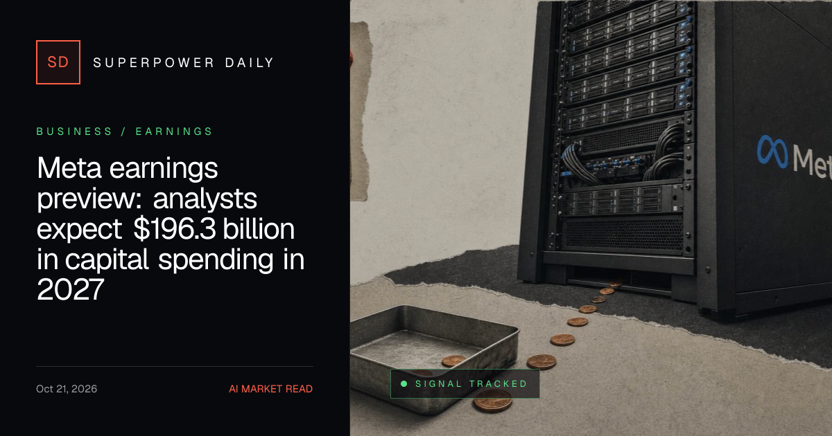 Meta earnings preview: analysts expect $196.3 billion in capital ...