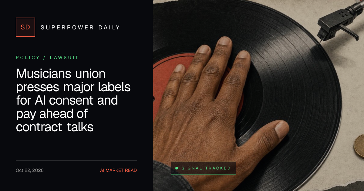 Musicians union presses major labels for AI consent and pay ahead of ...