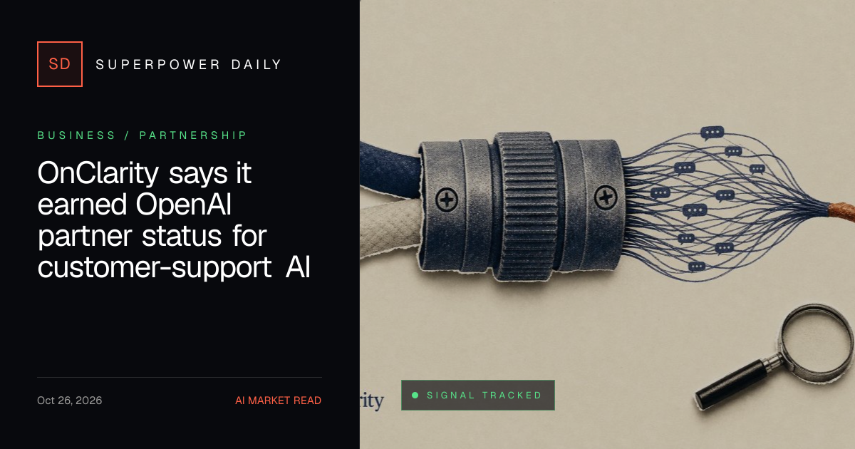 OnClarity says it earned OpenAI partner status for customer-support AI ...