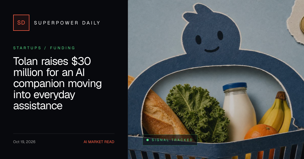 Tolan raises $30 million for an AI companion moving into everyday ...