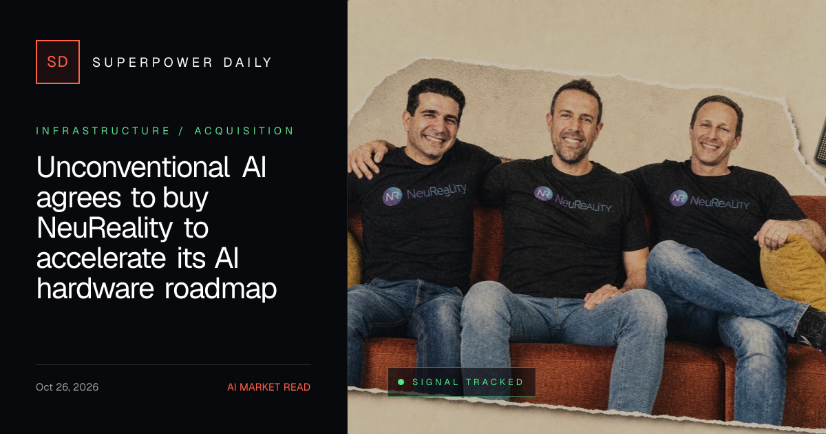 Unconventional AI agrees to buy NeuReality to accelerate its AI ...