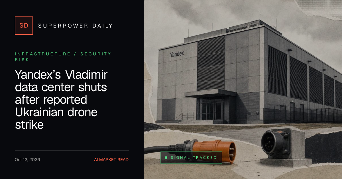 Yandex’s Vladimir data center shuts after reported Ukrainian drone ...